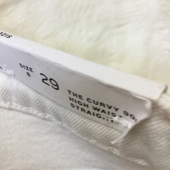 Loft White Curvy High Waist Straight Jeans - Picture 8 of 11